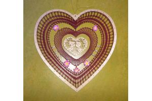 Fensterbild Herz - Klppelset