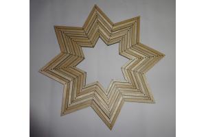 Holzrahmn Stern