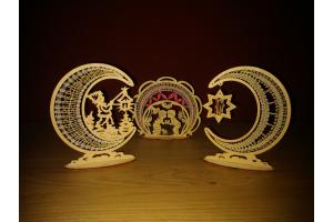 Klppelbrief Fllung Mond/Bogen