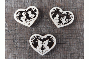 Minis 3 Herzen Ostern