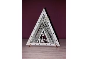 Rahmen Weihnachtsspitze klein