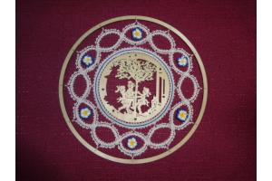 Fensterbild rund  - Klppelbrief 42