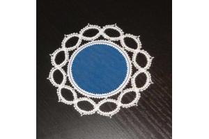 Klppelbrief Deckchen Wellen - Klppelbrief 42