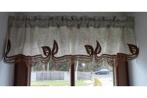 Gardinenkante Bltter - Klppelbrief 54