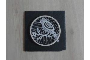 Vogel auf Zweig - Klppelbrief 60