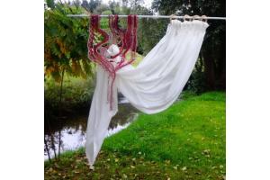 Gardinenelement oder Wandbehang Klppelbrief 61