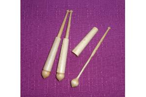 Seidenklppel - 10 Paar