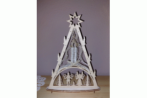 Rahmen Spitze Weihnachten