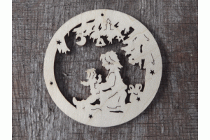 Einhnger Mdchen 6 cm