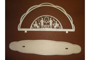 Kleiner Schwibbogen Bergmnner