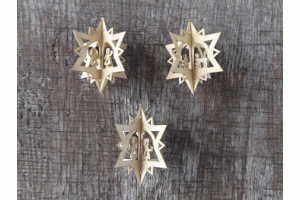 Minis Drei kleine 3D-Sternchen